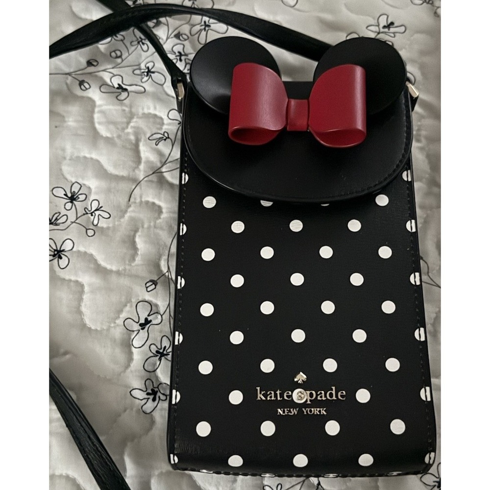 Kate Spade New York Minnie Mouse North South Flap Phone Crossbody